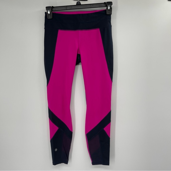 Athleta Electric Fuchsia Colorblock Sonar Tight Leggings - Picture 2 of 13